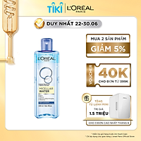 Nước Tẩy Trang L'Oreal 3 In 1 Micellar Làm Sạch Sâu (400ml)