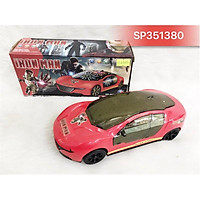 Đồ Chơi Hộp xe hơi pin đèn 3D người sắt Iron man , 366A1 - SP351380