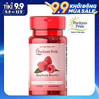 Thực Phẩm Chức Năng - Viên Uống Hỗ Trợ Giảm Cân An Toàn, Ngăn Chặn Tích Tụ Chất Béo Puritan's Pride Raspberry Ketones (60 Viên)