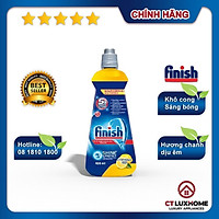 Nước làm bóng Finish 400ml dùng cho máy rửa bát - Hàng chính hãng