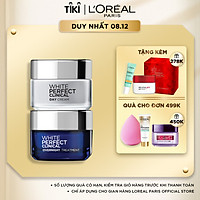 Bộ Kem Dưỡng Da Ngày Và Đêm L'Oreal Paris White Perfect Clinical 50ml