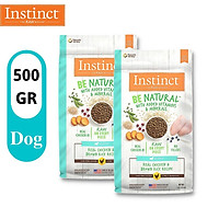 COMBO 2 GÓI 500g Thức ăn cho chó con làm từ thịt gà tươi và gạo lức Instinct Be Natural for Puppy (Túi 500g)