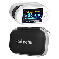 Fingertip Blood Oxygen Sensor SpO2 Monitor Heart Rate, White