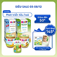 Combo ăn dặm HiPP Organic số 4: Phát triển hệ tiêu hóa