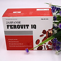 Thực phẩm bảo vệ sức khỏe Jaspanse Ferovit IQ giúp bổ sung sắt, acid foric hỗ trợ giảm thiếu máu do thiếu sắt