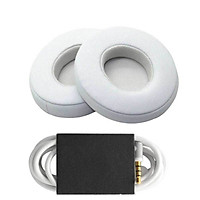 Miếng Đệm Tai Thay Thế + Dây Cáp Âm Thanh Cho Tai Nghe Beats Dr Dre Solo 2