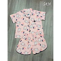 Bộ đùi pijama T h ỏ Hồng 5414