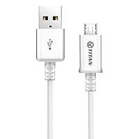 Cáp sạc Micro USB dài 1.5m TITAN CA10 - Hàng Chính Hãng