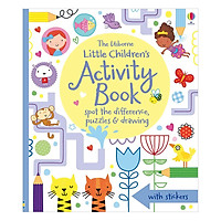 Usborne Little Children's Activity Book spot the difference, puzzles and drawing
