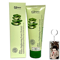 Sữa rửa mặt dưỡng ẩm sạch nhờn lô hội Benew Aloe Brightening 160ml tặng móc khóa