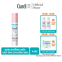 Son Dưỡng Môi Cấp Ẩm Chuyên Sâu Curel Intensive Moisture Care Moisture Lip Care Cream (Light Pink - Hồng Nhẹ) (4.2g)