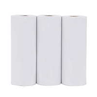 Poooli 79.5 * 30mm White Self-adhesive Thermal Paper Roll Printable Sticker Paper BPA-Free Long-Lasting 10-Years Paper