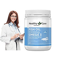 Viên Uống Dầu Cá Bổ Não, Sáng Mắt, Tăng Miễn Dịch Healthy Care Fish Oil 1000mg Omega 3 hỗ trợ tăng cường miễn dịch, bổ xương khớp, mắt và thần kinh nuôi dưỡng làn da căng mịn, ẩm mượt
