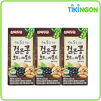 Lốc 3 hộp Sữa Đậu Đen, Óc Chó, Hạnh Nhân Sahmyook Foods