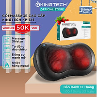 Gối Massage Đa Năng KingTech KP-315 - Máy Mát xa Toàn Thân Nhiệt Hồng Ngoại - Chuyên Sâu Cho Cổ, Vai Gáy, Lưng Dưới, Đùi, Chân - Sử Dụng Tại Nhà, Văn Phòng, Trên Ô Tô - Quà Tặng Cho Bạn Bè, Người Thân