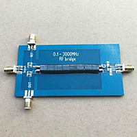 RF SWR Reflection Bridge 0.1-3000 MHz, VNA Return Loss VSWR SWR Reflection Bridge Antenna Blue