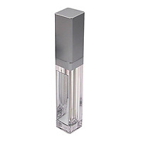 Empty Lip Gloss Tubes Containers with Mirror and Led lights, Clear Mini Refillable Lip Balm Bottles with Wand for Lip Samples Travel DIY Makeup (7ml)