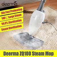 Deerma ZQ100 Steam Mop Handheld Steam Cleaners Floor Sweeping Machine 140℃ High Temperature Sterilization 30s Fast