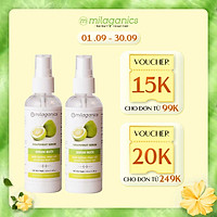 Combo 2 Serum Bưởi Milaganics (100ml/ Chai)