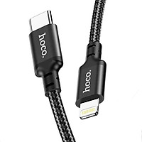 Cáp sạc nhanh PD20W Hoco X14 Type-C to iPhone vải dù siêu bền truyền dữ liệu ổn định dài 2M - Hàng chính hãng
