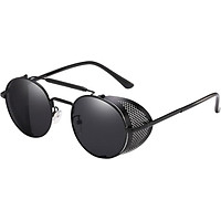 Woman Steampunk Sunglasses Retro Colorful Film Reflective Frog Street Fashion Sunglasses