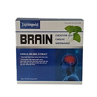 Hoạt huyết dưỡng não Brain - bổ sung ginkgo biloba, coenzym Q10, Nattokinase - Hỗ trợ tăng cường tuần hoàn não, phòng ngừa đột quỵ - Hộp 100 viên nang mềm