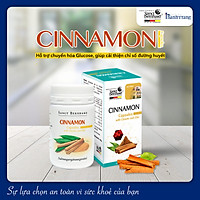 Cinnamon Capsules - Hỗ trợ chuyển hóa Glucose, giúp cải thiện chỉ số đường huyết