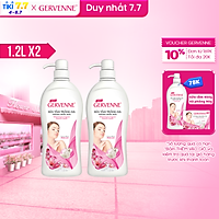 Gervenne Combo 2 Sữa tắm hương nước hoa Pink Lily (1200gr/chai)