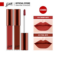 Combo 2 son Bbia Last Velvet Lip Tint - #25 Final Note và #24 Trendy Note