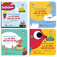 Combo - Sách đục trổ thông minh - Những từ vựng đầu đời của bé