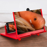 HD Mobile Phone Screen Amplifier with Magnifying Folding Phone Desk Holder for Movie Game Phone Amplifier