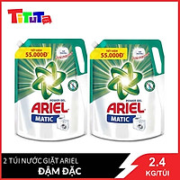 Combo 2 Nước Giặt Ariel Đậm đặc (2.4Kg/ túi)