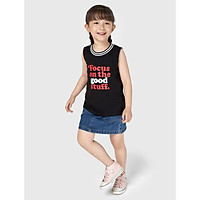 Áo sát nách bé gái cotton USA CANIFA - 1TA21S001