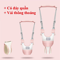 Đai tập đi Aixintu cho bé từ 5 tháng đến 3 tuổi có đáy đỡ, vải cotton thông thoáng, hàng chính hãng