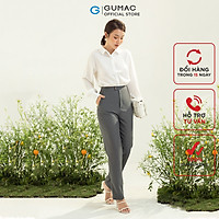 Quần tây nữ GUMAC QC04046 ống suông thời trang công sở