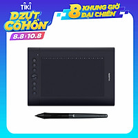 Bảng vẽ cảm ứng Huion H610 Pro V2 10x6.25 Inch với 8 nút điều chỉnh tiện dụng và 16 phím mềm
