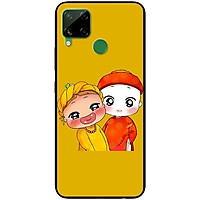 Ốp lưng dành cho Realme C15 mẫu Quỳnh và Cải