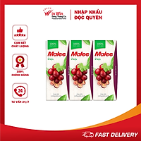 COMBO 3 Hộp Nước Ép Nho Malee 200ml (Thái Lan)