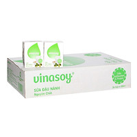 Thùng Sữa đậu nành Vinasoy nguyên chất (200ml x 36 Hộp)