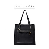 Túi xách nữ/ 1992 s t u d i o/ MONO BAG/ túi xách công sở/ túi đi học/ túi size lớn/ Canvas phối da