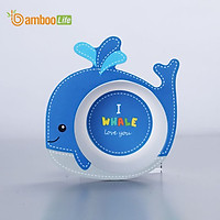 Chén bát ăn dặm cho bé từ sợi tre thiên nhiên BambooLife BL089 hàng chính hãng Dụng cụ ăn dặm Đồ dùng ăn dặm Dụng cụ tập ăn Chén bắt ăn cho bé