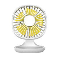 Quạt Điện Mini Để Bàn CXBD-02 - Đế Quạt Có Ngăn Để Đồ Tiện Dụng - Thiết Kế Sáng Tạo - Có 3 Màu - Hồng, Xanh, Trắng (Giao Màu Ngẫu Nhiên)