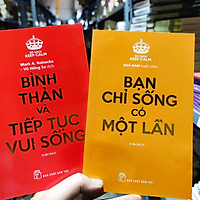 Combo 2 Cuốn sách: Keep Calm - Bạn Chỉ Sống Có Một Lần + Keep Calm - Bình Thản Và Tiếp Tục Vui Sống