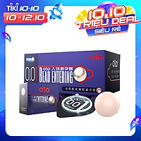 Bao cao su OLO Bead Entering, siêu mỏng, nhiều gel, tăng kích thước chiều dài 3cm - Hộp 10 bcs