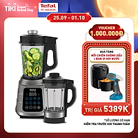 Máy làm sữa hạt, xay nấu đa năng 2 cối nóng và lạnh, hút chân không - Tefal Ultra Blend Boost BL985A31 - 1300W - Hàng chính hãng