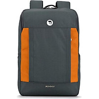 Balo laptop 15.6 inch Mikkor Kalino Backpack Graphite Orange