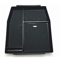 Black Interior Armrest Storage Box Holder For Ford F150 F-150 2015 2016 2017