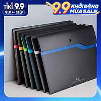 Túi đựng tài liệu hai lớp 6 màu Mi Youpin Fizz, túi đựng tài liệu A4 chống thấm nước 6 màu, tệp dữ liệu chống thấm nước và chống ố, túi đựng tài liệu kinh doanh túi đựng hồ sơ, đựng bút, dùng cho văn phòng hoặc trường học