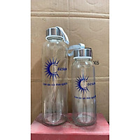 Chai thuỷ tinh có dây xách 350ml - 500ml. Chai, lọ đựng nước thủy tinh dây xách cao cấp.