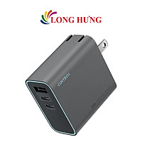 Cốc sạc Cuktech GaN 1USB 2Type-C 65W AD653C- Hàng chính hãng